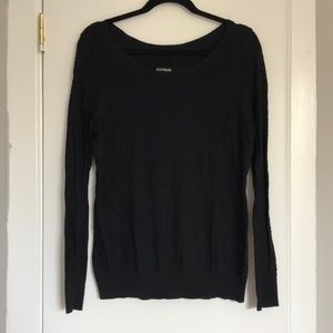 Scoop neck Express sweater